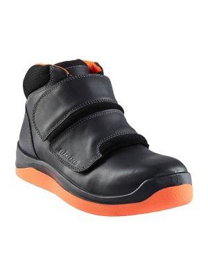 2459-0000 Asphalt Safety Shoes S2 Elite High 9900 Black Blåkläder 71Workx Front