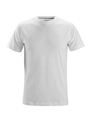2502 Work T-Shirt Classic Cotton White 0900 Snickers 71workx front