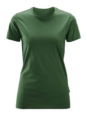 2516 Women's Work T-shirt Snickers Forest Green 3900 71workx front