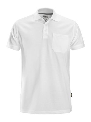 2708 ​​Work Polo with Pocket Classic White 0900 Snickers 71workx front