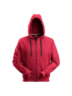 Snickers 2801 Classic Zip Hoodie - Chili Red