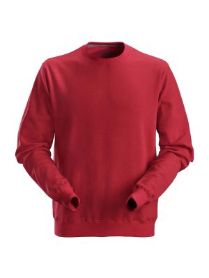 2810 Work sweater chili red 1600 Snickers 71workx front
