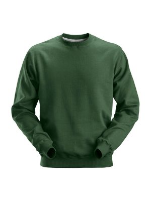2810 Work sweater forest green 3900 Snickers 71workx front