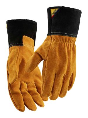 2840-1461 Heat Protection Gloves - 7598 Brown/Dark Grey - Blåkläder - front