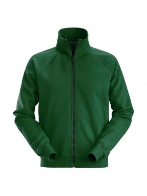 Snickers 2886 AllroundWork, Full Zip Sweatshirt Jacket - Forest Green