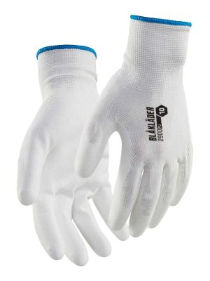 2900-1453 Work Gloves PU-Dipped - 1000 White - Blåkläder - front