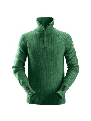 Snickers 2905 ½-Zip Wool Sweater - Forest Green