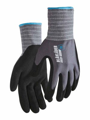 2931-1454 Work Gloves Nitrile-Dipped - 9400 Grey - Blåkläder - front