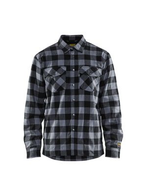 Lined Flannel Shirt 3225 Donkergrijs/Zwart - Blåkläder