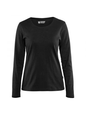 Blåkläder 3301-1032 Women's T-shirt l/s - Black