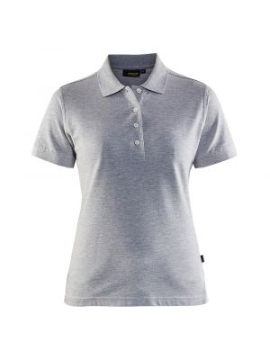 Blåkläder 3307-1035 Women's Pique Polo Shirt - Grey Melange