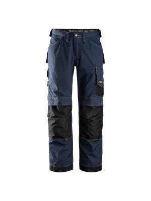 Snickers 3313 Craftsmen, Work Trousers Rip Stop - Navy