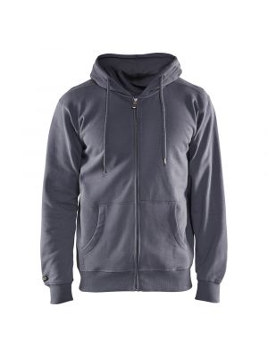 Blåkläder 3366-1048 Hooded Sweatshirt Full-Zip - Grey