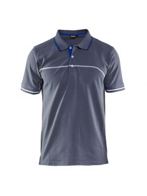 Blåkläder 3389-1050 Polo Shirt - Grey/Cornflower Blue