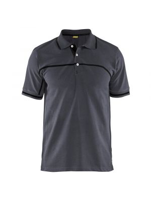 Blåkläder 3389-1050 Polo Shirt - Mid Grey/Black