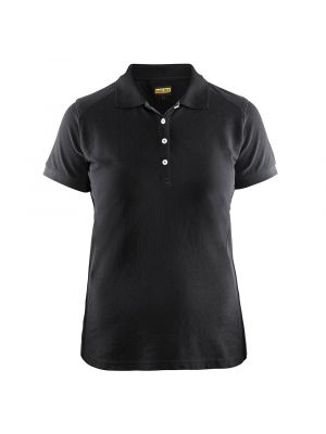 Blåkläder 3390-1050 Women's Pique Polo Shirt - Black
