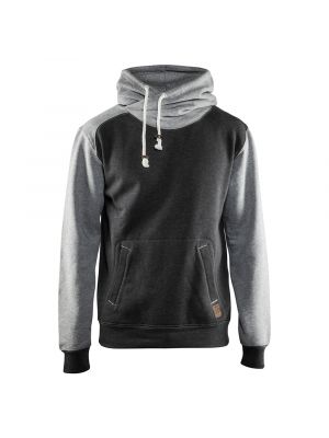 Blåkläder 3399-1157 Hooded Sweatshirt - Black Melange/Grey