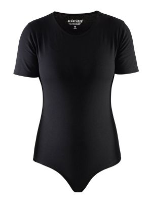 3404-1029 Women's Work T-Shirt Body Blåkläder Black 9900 71workx Front
