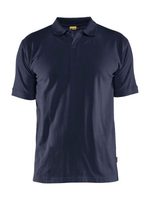 3435-1035 Work Polo Shirt Cotton Dark Navy 8600 Blåkläder 71workx front