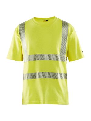 3480-1737 Blåkläder High Vis Work T-Shirt Multinorm High Vis Yellow 3300 71workx Front