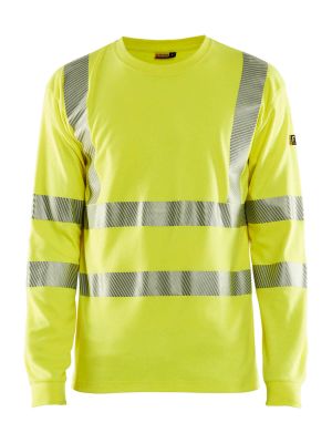 3481-1761 High Vis T-Shirt Long Sleeve Fireproof - Blåkläder