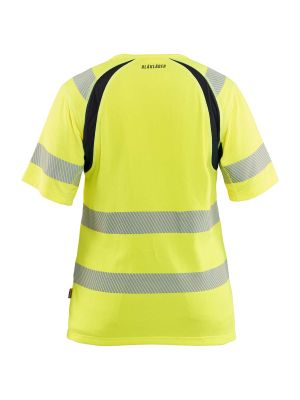 Blåkläder Work T-Shirt High Vis Women 3503 Yellow Black
