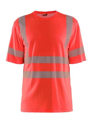 35222537 High Vis Work T-Shirt Red 5500 Blåkläder 71workx front
