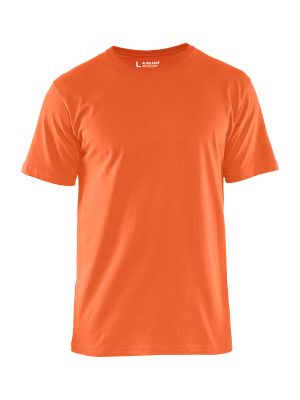 Blåkläder Work T-Shirt 3525 Orange 5400 71workx Front
