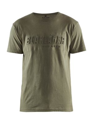 3531-1042 Work T-Shirt 3D 4109 Autumn Green Blåkläder 71Workx Front