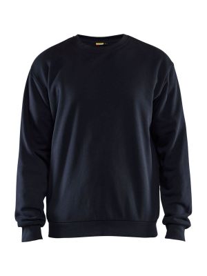 3585-1169 Work Sweater Fleece Dark Navy 8600 Blåkläder 71workx front
