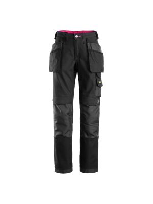 Snickers 3714 Women's Work Trousers Holsterpockets Canvas+ - Black