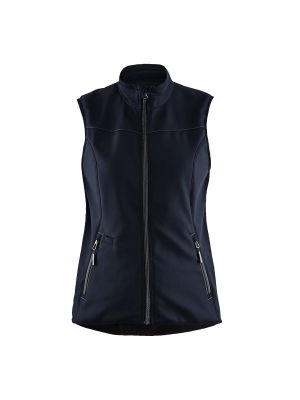 Ladies Softshell Gilet 3851 Donker Marineblauw/Zwart - Blåkläder