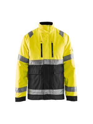 High Vis Winter Jacket, PU 4827 High Vis Geel/Zwart - Blåkläder