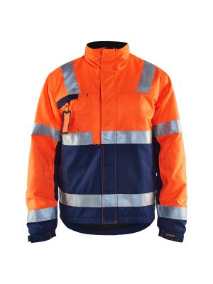 Winter Jacket 4862 High Vis Oranje/Marineblauw - Blåkläder
