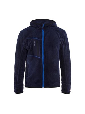 Furry Pile Jacket 4863 Marineblauw/Korenblauw - Blåkläder