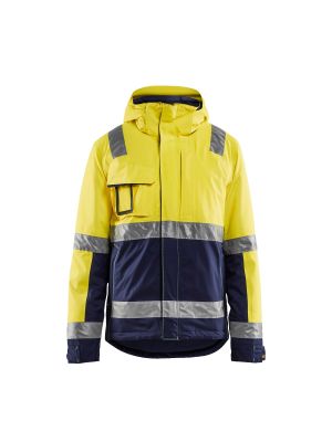 Winter Jacket High Vis 4870 High Vis Geel/Marineblauw - Blåkläder