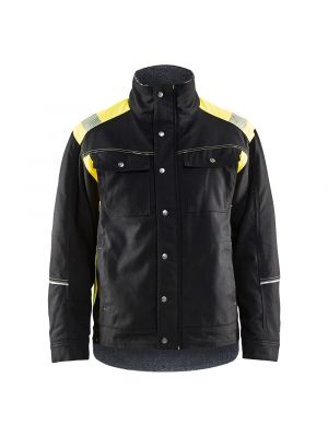 Blåkläder 4915-1370 Winter Jacket - Black/High Vis Yellow