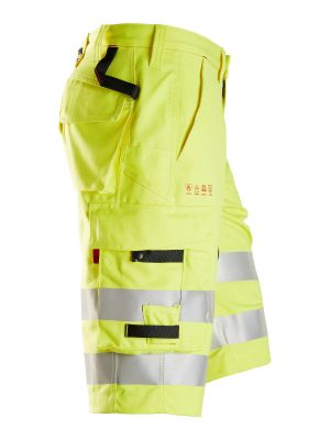 6160 High Vis Work Shorts Fireproof ProtecWork - Snickers