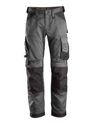 6351 Work Trouser Stretch AllroundWork - Steel Grey 5804 - Snickers front