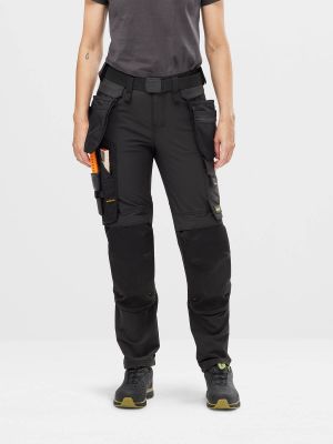 6771 Women's Work Trouser Full Stretch Detachable Holster Pockets - Snickers