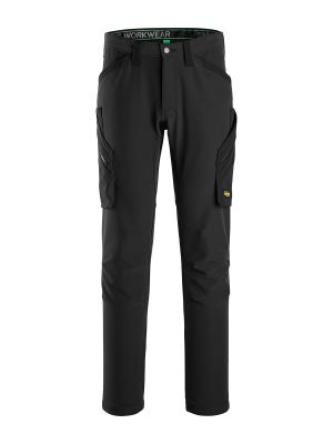6873 Work trousers Full-Stretch Snickers 71workx black 0404 front 