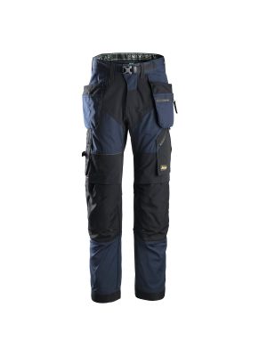 Snickers 6902 FlexiWork, Work Trousers+ with Holster Pockets - Navy