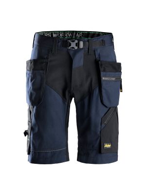 Snickers 6904 FlexiWork, Work Shorts+ with Holster Pockets - Navy