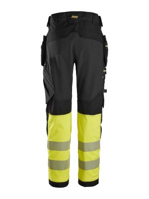 6934 High Vis Work Trousers Holster Pocket Stretch Class 1 - Snickers