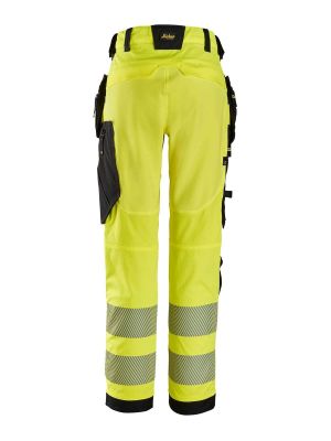 6943 High Vis Work Trousers Holster Pocket Stretch Class 2 - Snickers