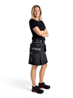 7180-1147 Women's Work Skirt Denim Stretch Multi Pocket - Blåkläder