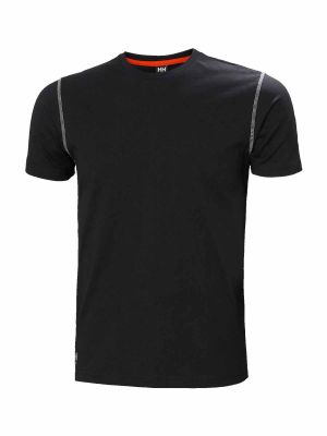 79024 Oxford Work T-Shirt Black - Helly Hansen - front