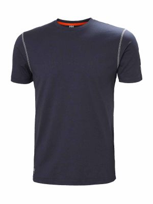 79024 Oxford Work T-Shirt Navy - Helly Hansen - front
