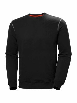 79026 Oxford Work Sweatshirt Black - Helly Hansen - front