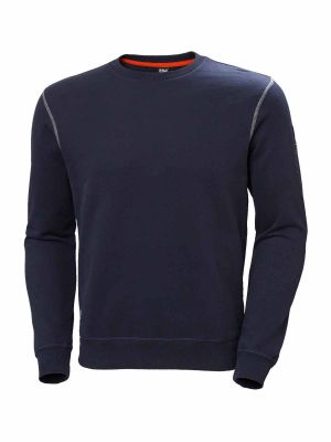 79026 Oxford Work Sweatshirt Navy - Helly Hansen - front